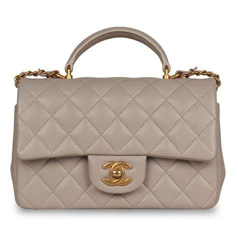 chanel top handle mini price